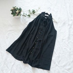 Zimmermann bow silk polka dot dress sz S (s24)